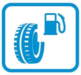 Afbeelding brandstofefficiëntie - bandenlabel