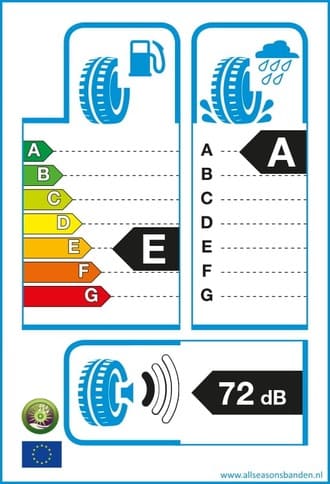 Bandenlabel E A 72
