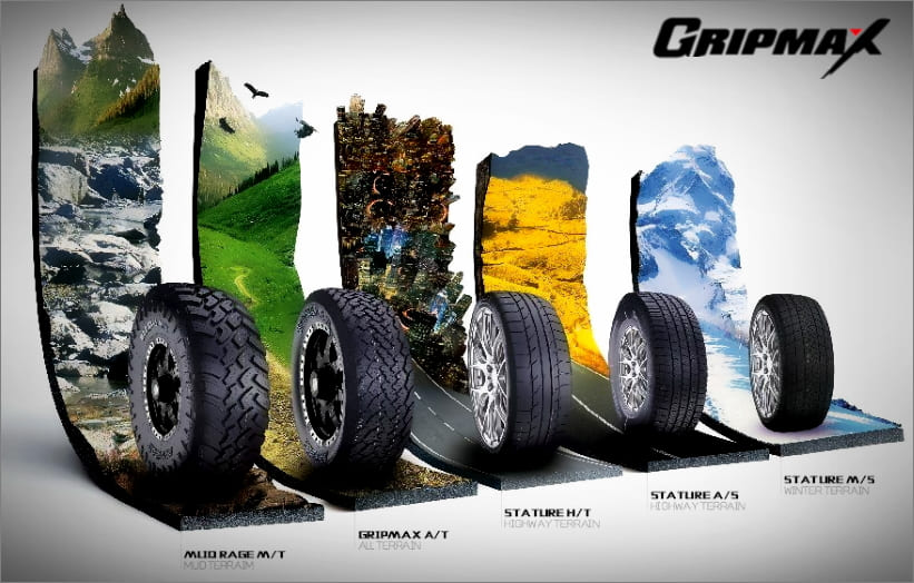 Gripmax Banden range en bandprofielen